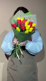 Букет "8 марта" Тюльпаны 19шт