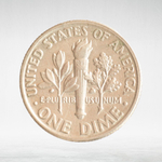 USA, 1 Dime, 1991 - Roosevelt Dime (P), AU