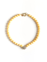 Kолье "Autumn Heart Yellow" Gold