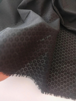 Батист (принт). Цветы на черном