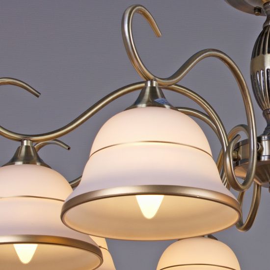 Люстра потолочная Reluce E14 02263-0.3-08 AB