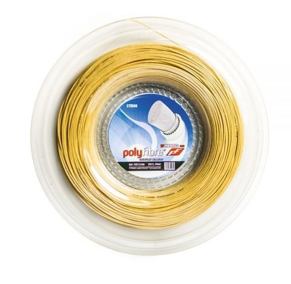 Теннисные струны Polyfibre D&#39;Aramid (200 м) - натуральные