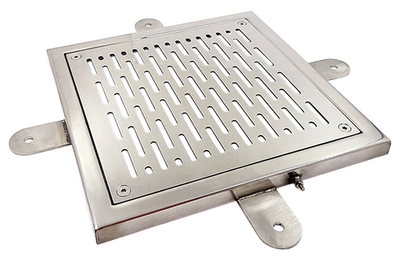 Решетка донного слива 400х400