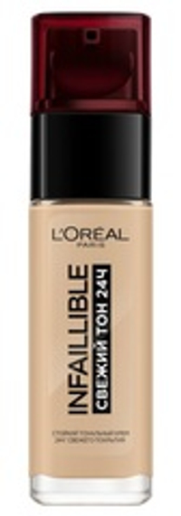 L'Oreal Paris Крем тональный Infaillible, свежий тон 24часа, тон №120, Ваниль, 30 мл