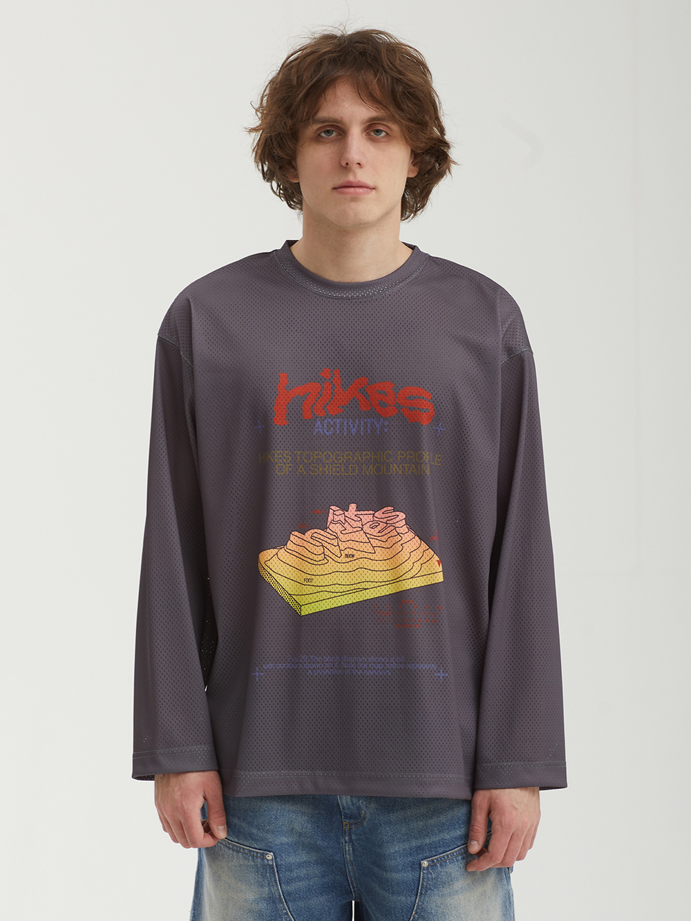 Мужской Лонгслив Geo Layers