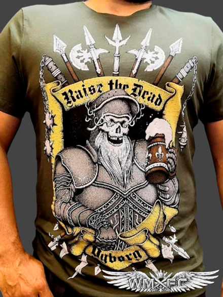 Футболка мужская WMFC knights Raise the Dead Олива