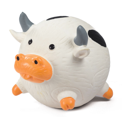 Игрушка для собак из латекса "коровка-мяч", 85мм, triol
