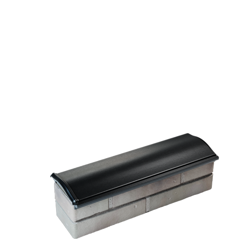 Парапет полимеркомпозитный Monblan 130мм (0,5 кирпич) черный