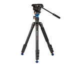 Штатив Benro Classic A2573F с видеоголовой S4PRO, клипсовые замки, алюминий