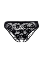 Эротические трусики со вставкой стрейч-сетки на поясе Dora