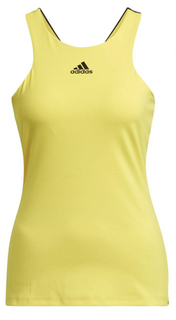 Женский топ теннисный Adidas Y-Tank W - желтый