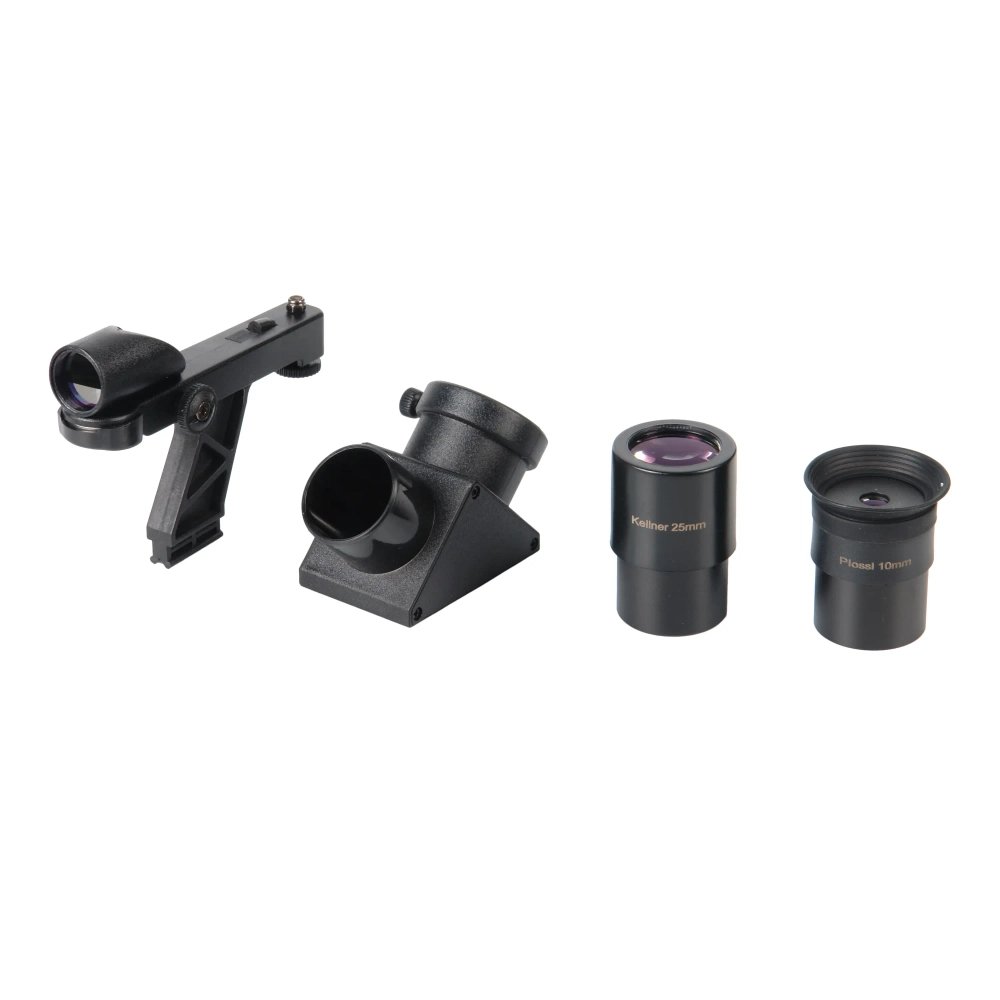 Телескоп Veber NewStar MAK90 AZIII - комплектующие: линзы и видоискатель