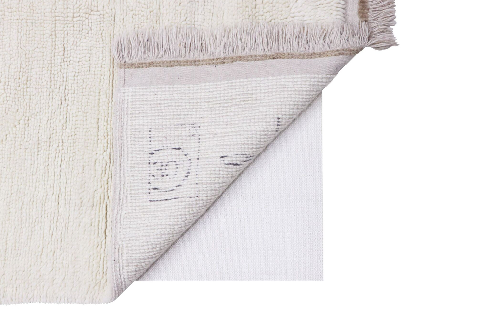 Шерстяной стираемый ковер Lorena Canals Sheep White L (240 x170 см)