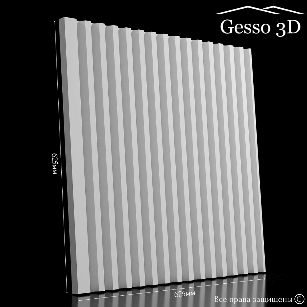 Гипсовая панель Megapolis-6