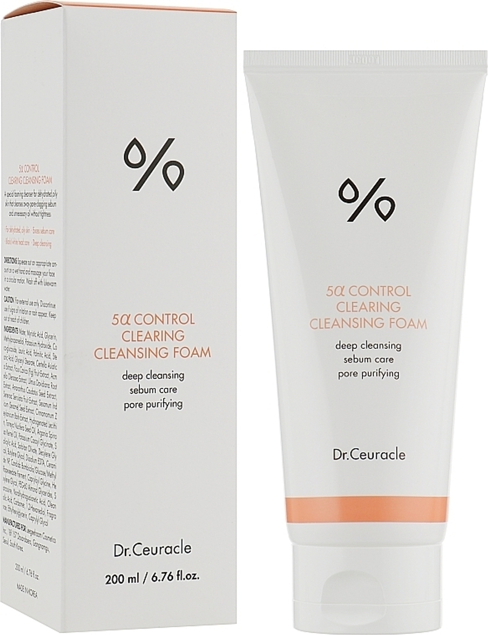 Dr.Ceuracle 5A Control Clearing Cleansing Foam - Пенка для умывания