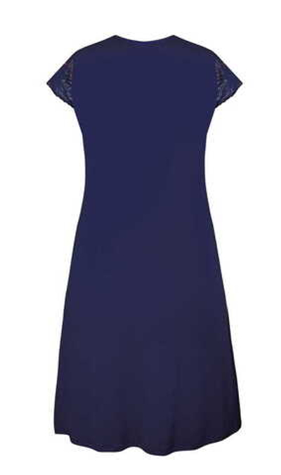 Сорочка Lorenza из вискозного полотна (Размер: XL) (Цвет: темно-синий)
