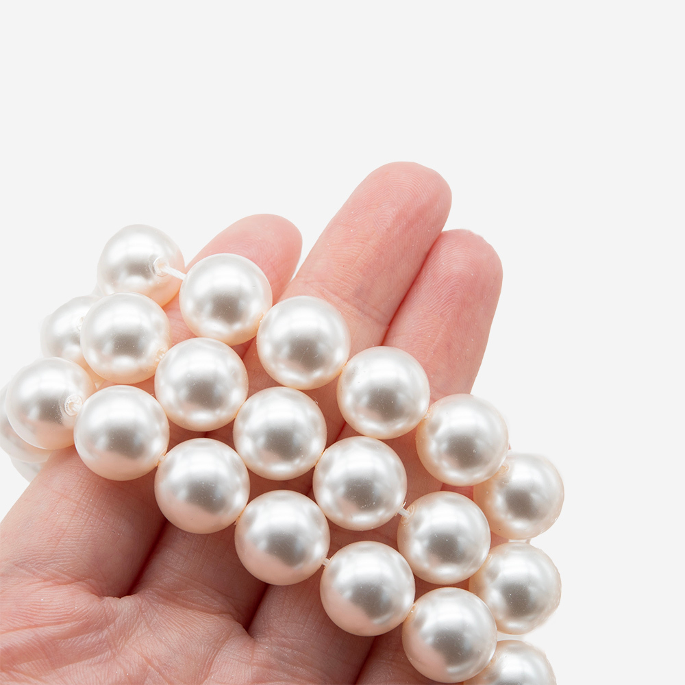 Хрустальный жемчуг, оттенок "Royal Pearl", шар 12мм