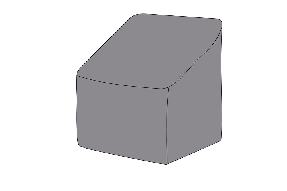 Защитный чехол на кресло Канны 71×74×69 см, цвет серый