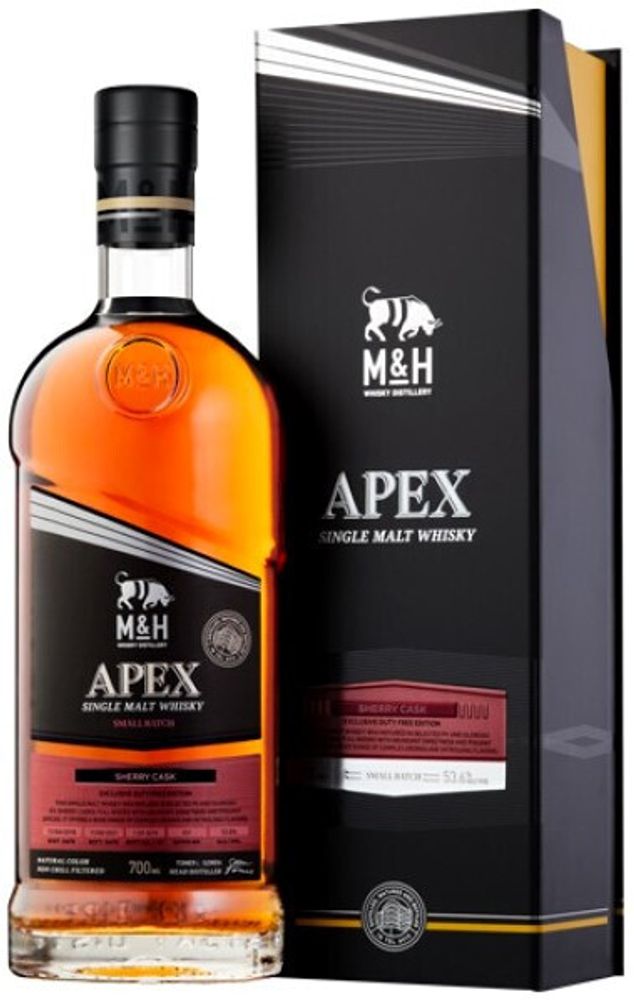 Виски M&amp;H Apex Sherry gift box, 0.7 л.