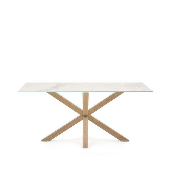 Стол Arya 160x90 керамика на стальных ножках под дерево