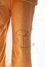 Брюки Soeurs Embroidered Houses Suit