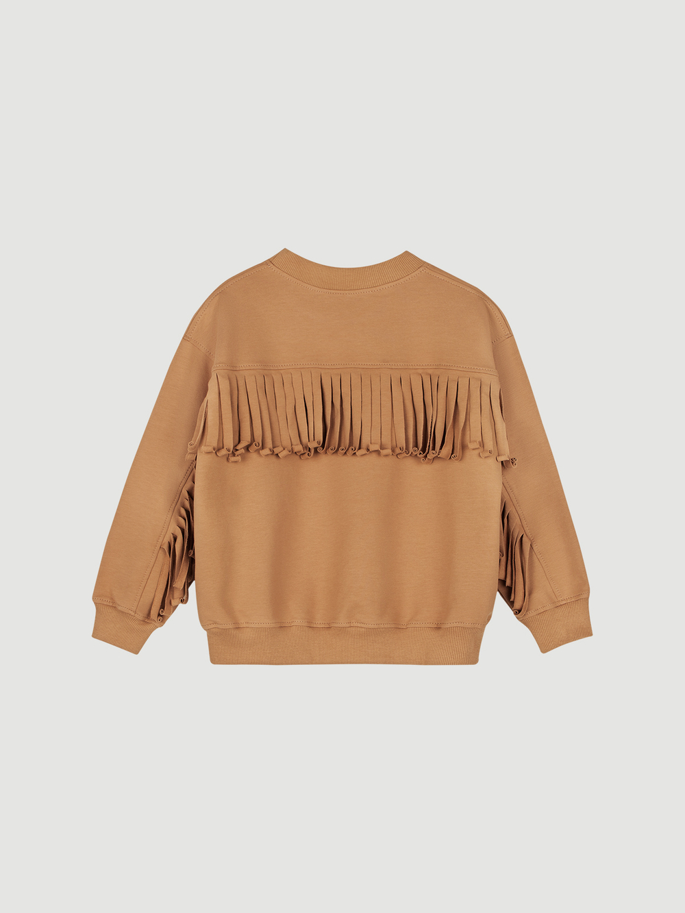 Свитшот с бахромой Mjölk Camel, уценка