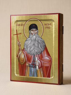 Икона Максима Грека, преподобного на дереве: 125 х 160 (Синопсисъ)