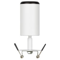 Встраиваемый светильник алюминиевый ЭРА KL106 WH/BK MR16 GU10 белый/черный матовый | Алюминиевые встраиваемые светильники