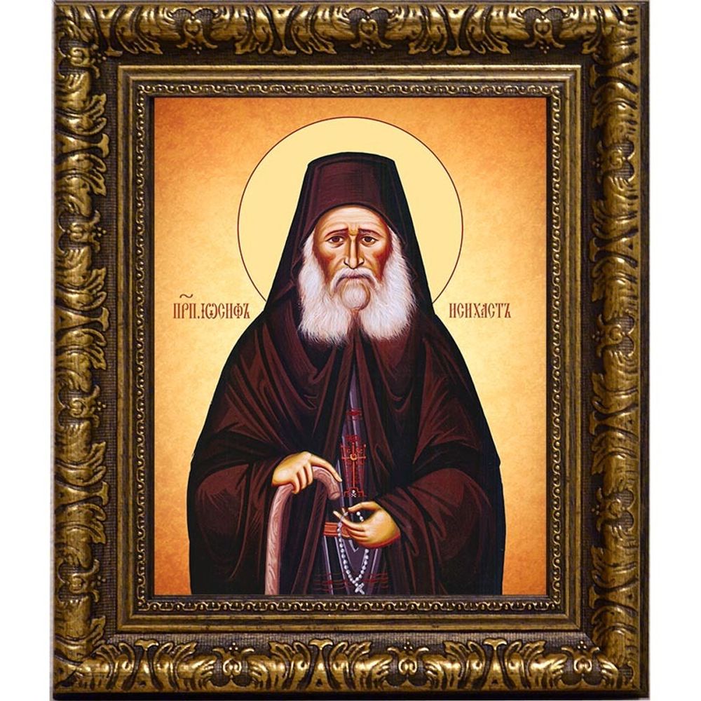 Иосиф Исихаст преподобный. Икона на холсте.