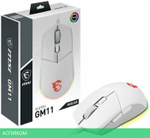 Мышь MSI Clutch GM11 белый (S12-0401980-CLA)