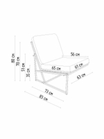 Модуль (Mateo) модульный, кожа ЭКО White (Белый)