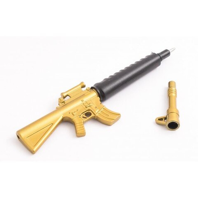 Ручка Винтовка снайпера шариковая золотистая