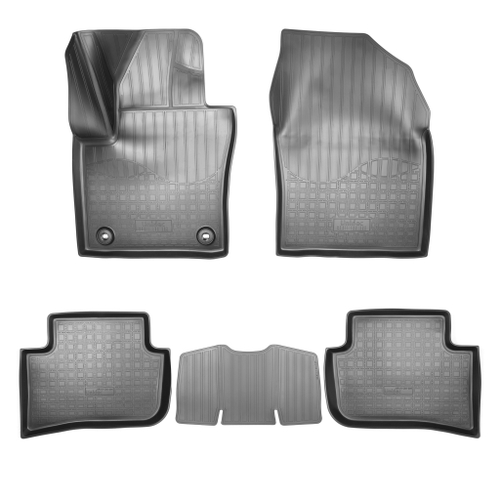 Ковры в салон Norplast/Unidec для Toyota C-HR (2016-)Полиуретан,Черный,полный привод арт.NPA11-C88-086