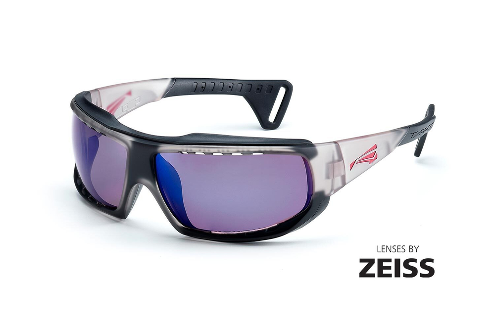 Спортивные очки LiP Typhoon / Trans. Grey - Black / Zeiss / PA Polarized / Pacific Blue Lens