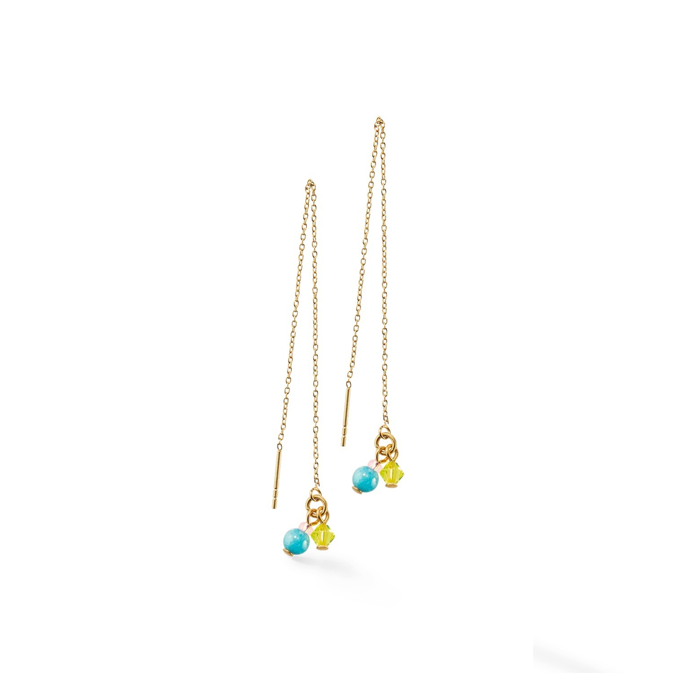 Серьги-пусеты Coeur de Lion Multicolour Pastel 1 4525/20-1522