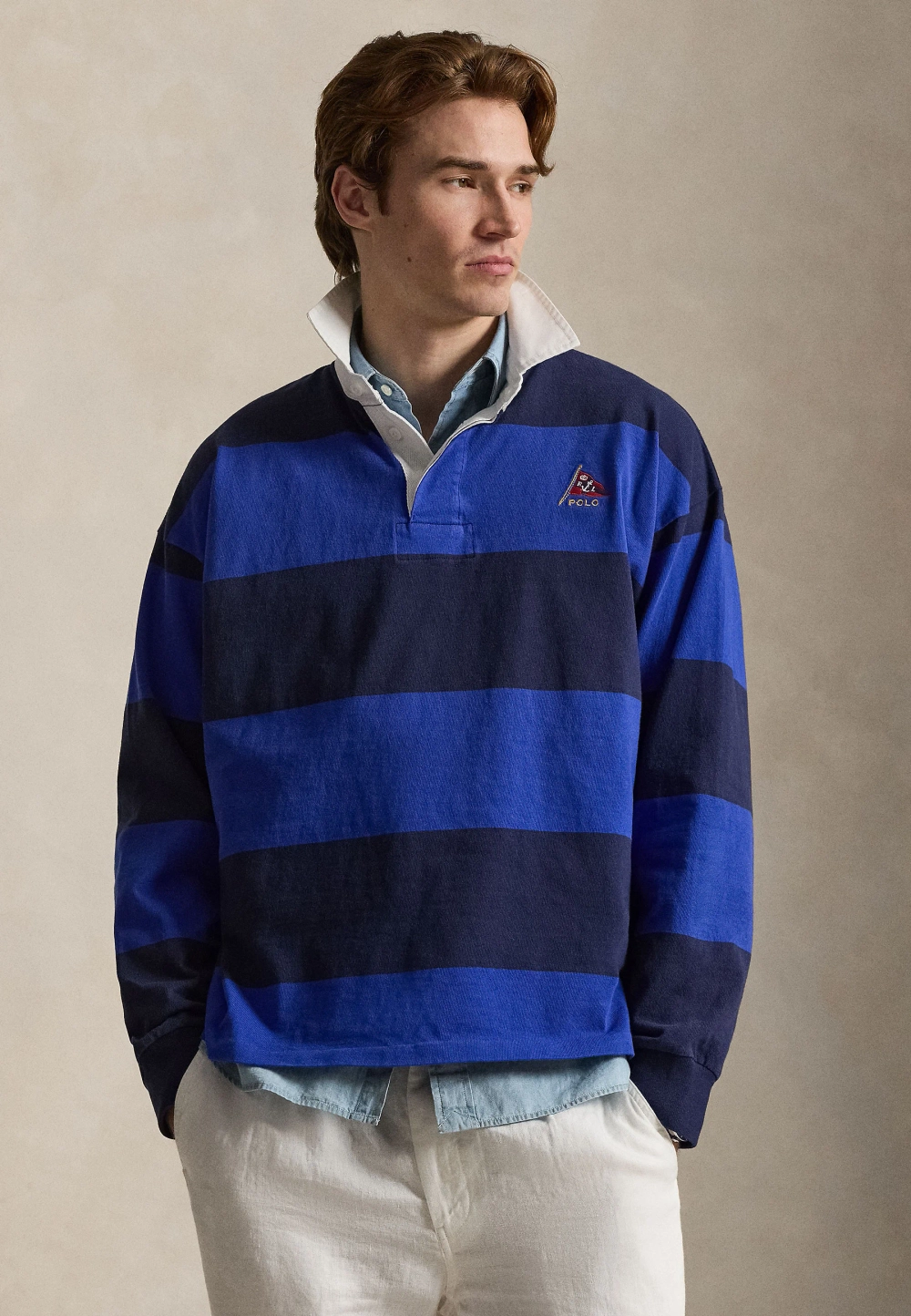 РУБАШКА ПОЛО POLO RALPH LAUREN - cruise royal/newport navy