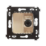 Розетка TV одиночная в стену, "Avanti", "Ванильная дымка"