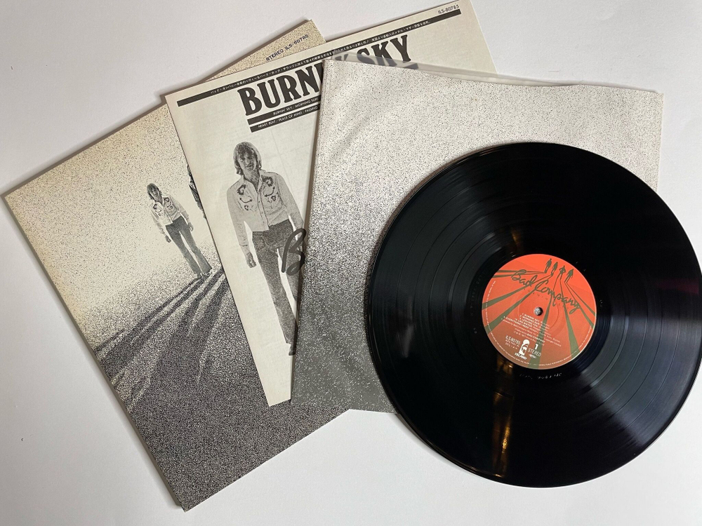 Винтажная виниловая пластинка LP Bad Company Burnin Sky (Japan 1977) (No Obi)