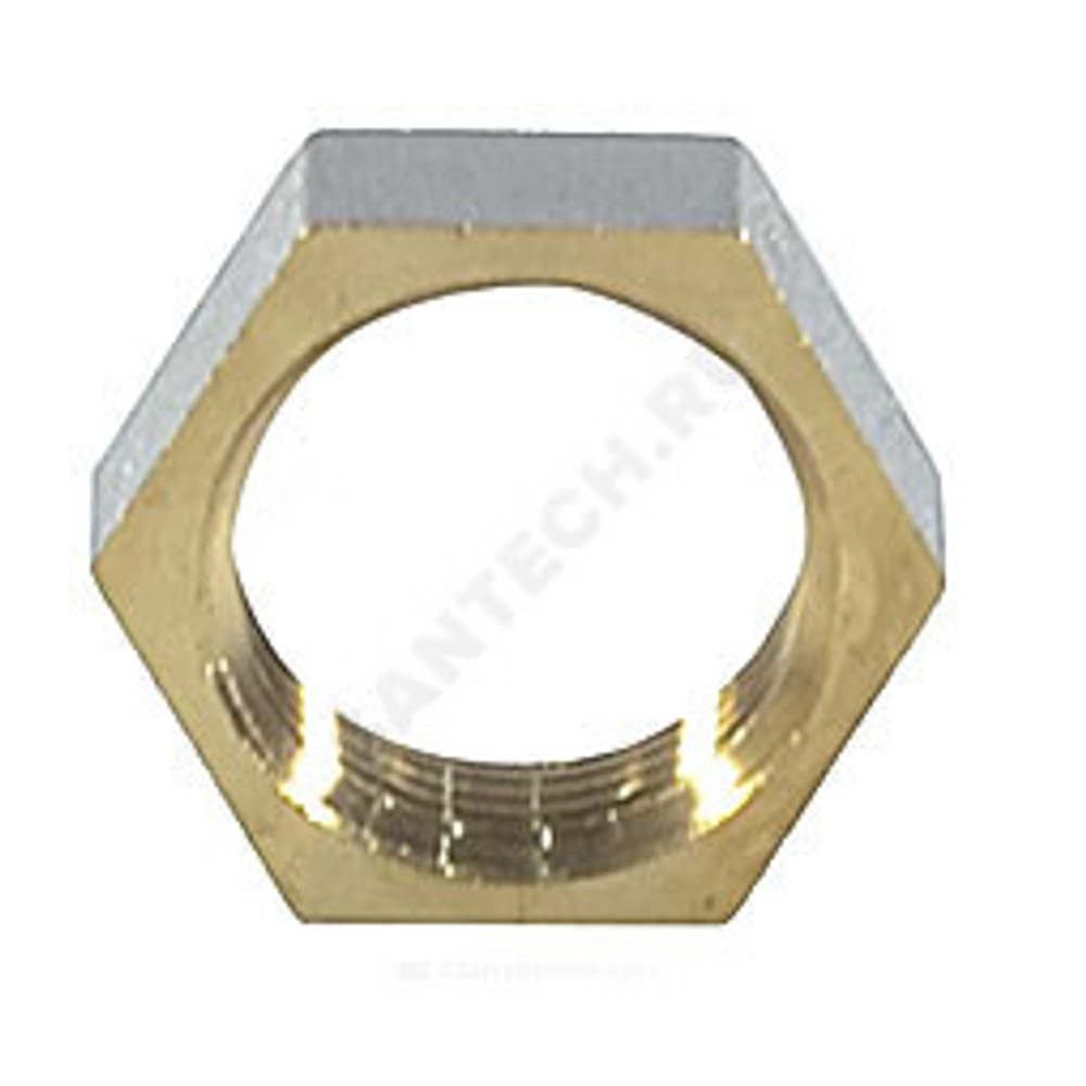 Контргайка латунь никель Ду 32 (1 1/4") ВР 9020 ГОСТ 32585-2013 Aquasfera 9020-04