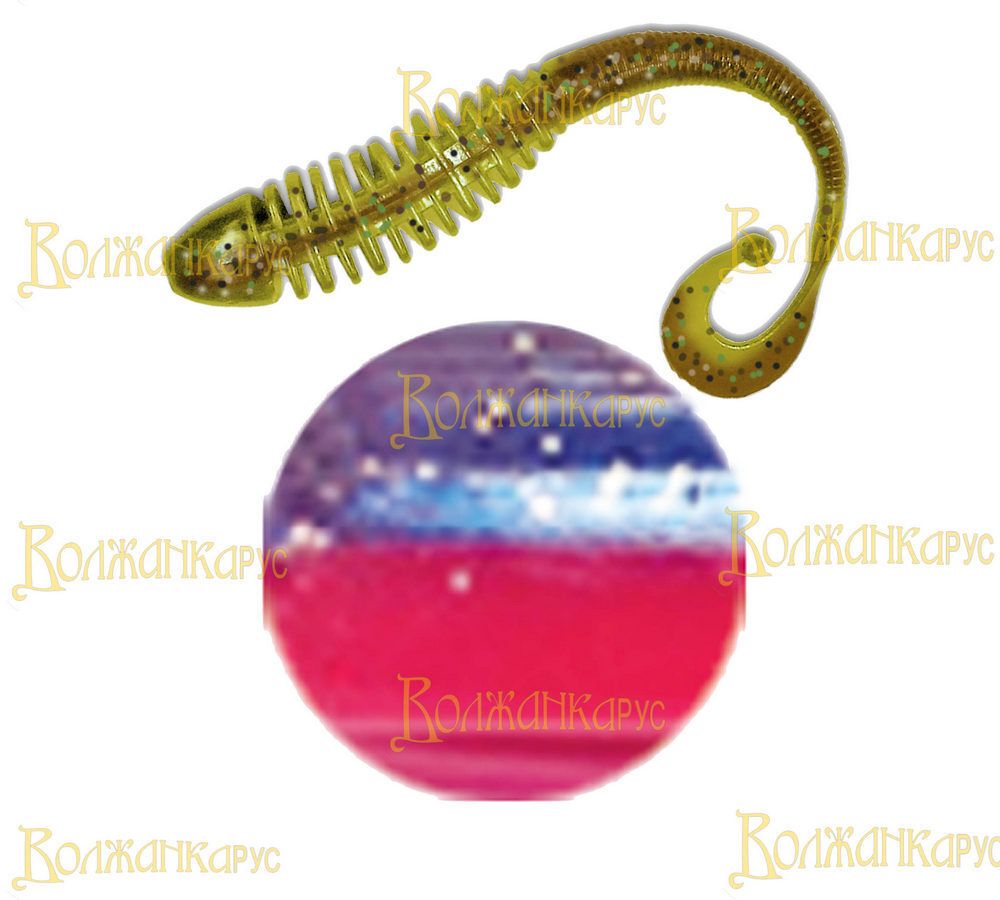Volzhanka Tailed Worm 130 цвет 2005 (в упак. 6шт)
