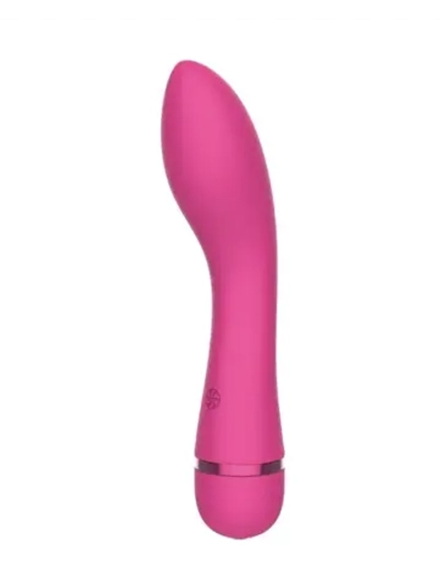 Розовый перезаряжаемый вибратор Whaley - 16,8 см.