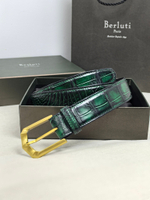 Ремень из коровьей кожи с ручной окраской