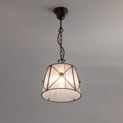 Citilux Дрезден CL409212 Подвесной светильник с белым абажуром