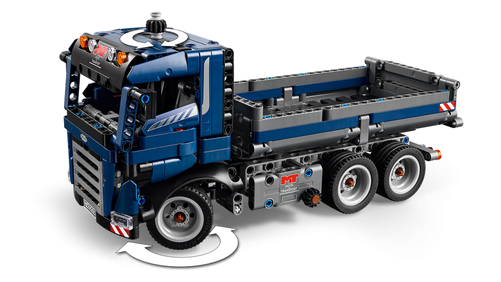 LEGO Technic 42203 Карьерный самосвал — мощный строительный транспорт