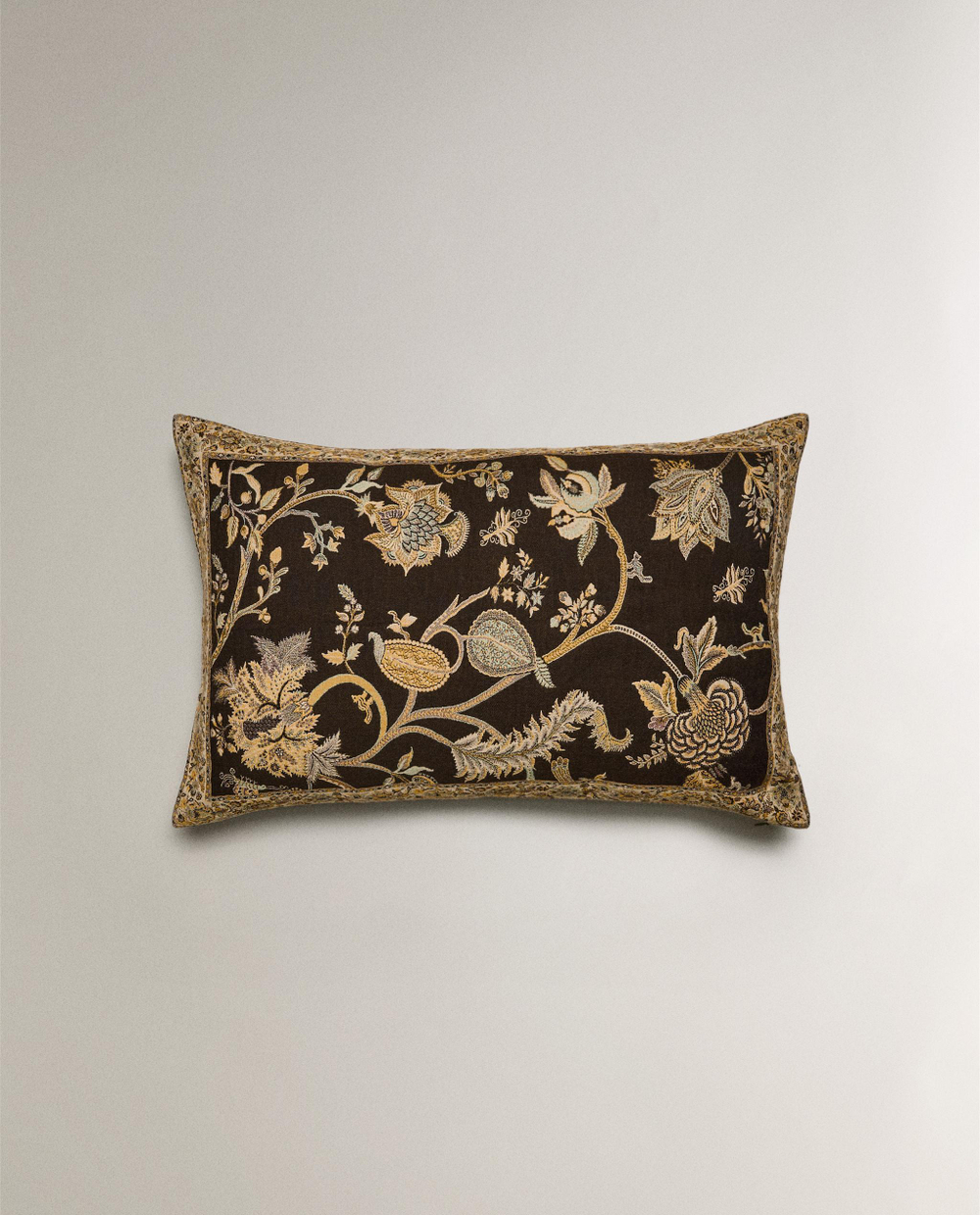 Zara Home наволочка декоративная из хлопка, коричневый, 40x60 см · 5334/008