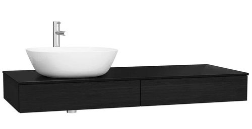Тумба с раковиной VitrA Origin 120 см L 65679, черный дуб