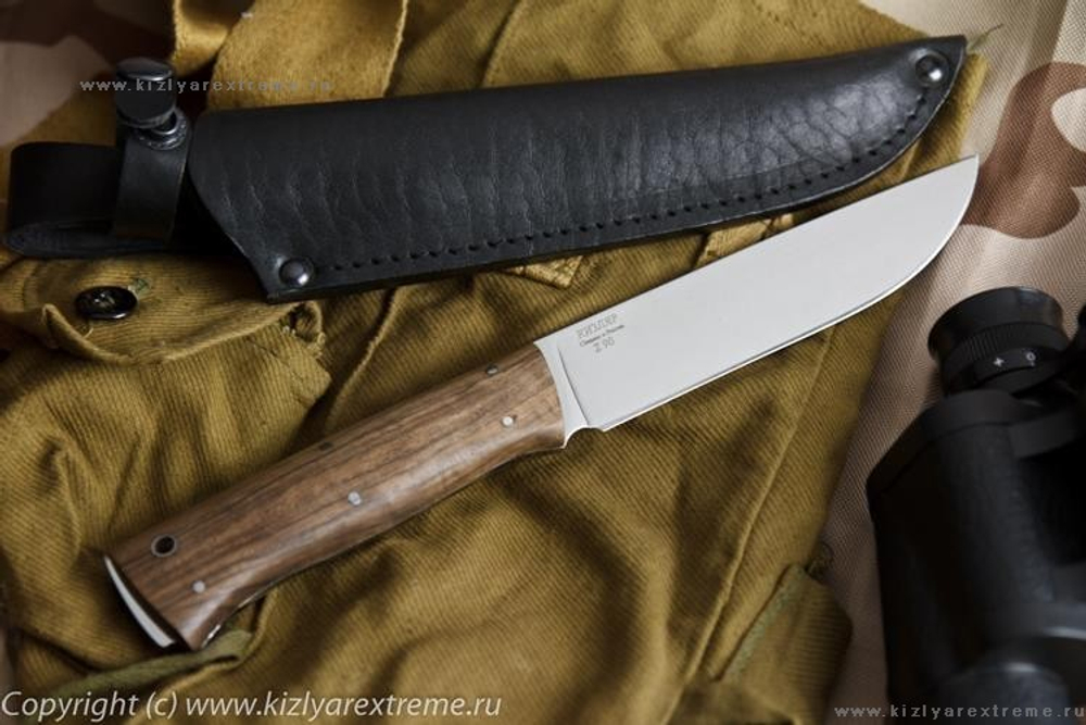 Туристический нож Стерх-2 Орех Полированный z90