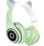Полноразмерные Bluetooth наушники  Cat Ear P39m (зеленый)