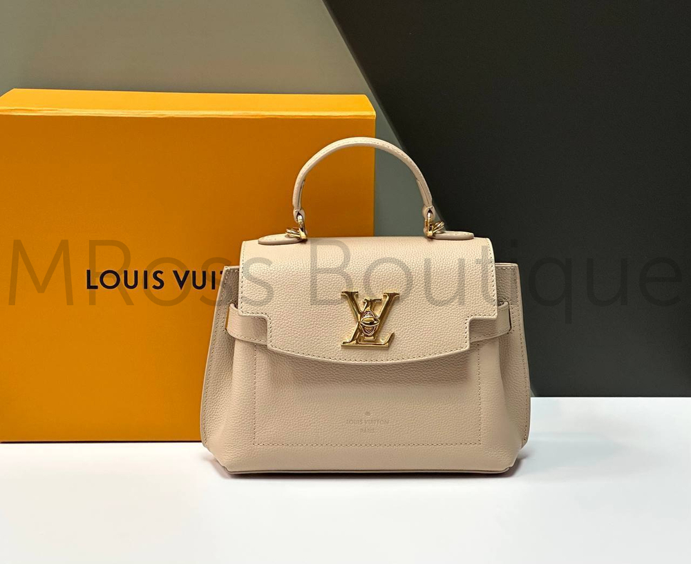 Бежевая сумка Lockme Ever Mini Louis Vuitton