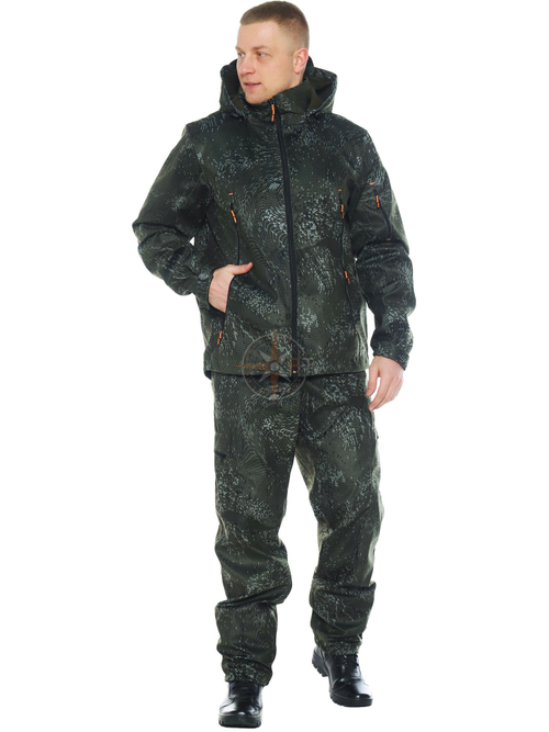 КОСТЮМ ВАЛЬД ДМС НА ФЛИСЕ (АЛОВА КМФ PR303-1)